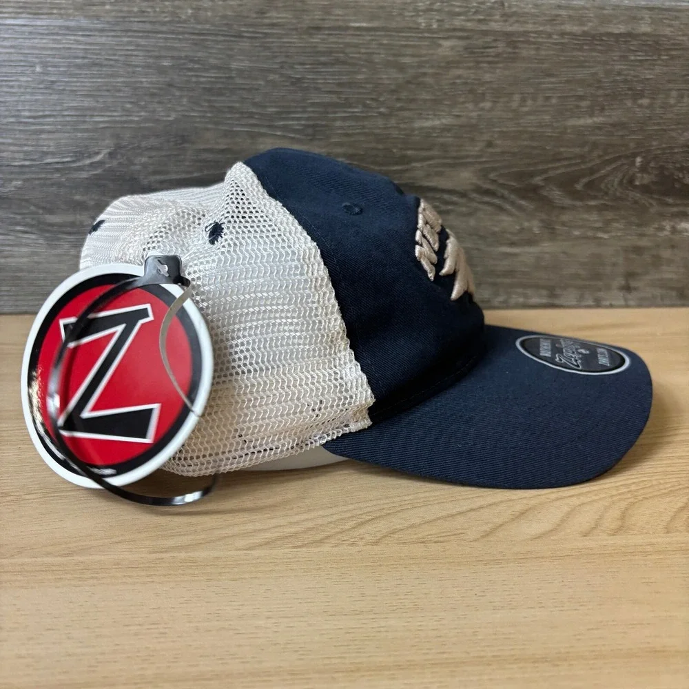 Nevada Wolf Pack Hat Cap Snap Back Blue‎ Wolfpack Zephyr NWT